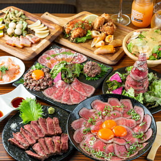 【飲み放題付き】肉！肉！肉三昧！圧巻のボリュームで宴会にも最適！［まんぷくコース］