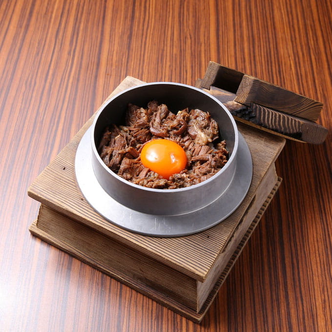 《夜》WA！GYU！TKG！牛すじ肉入り卵ご飯