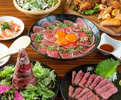 【お料理のみ】バリエーション豊富な肉料理を存分に満喫♪［肉づくしコース］